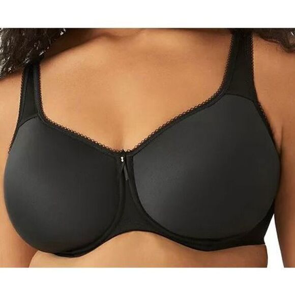 WACOAL NWT Basic Beauty Underwire T-Shirt Bra BLACK 38DDD - Picture 1 of 4